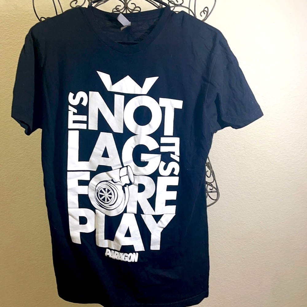 MENS “ITS NOT LAG ITS FOREPLAY” TEE